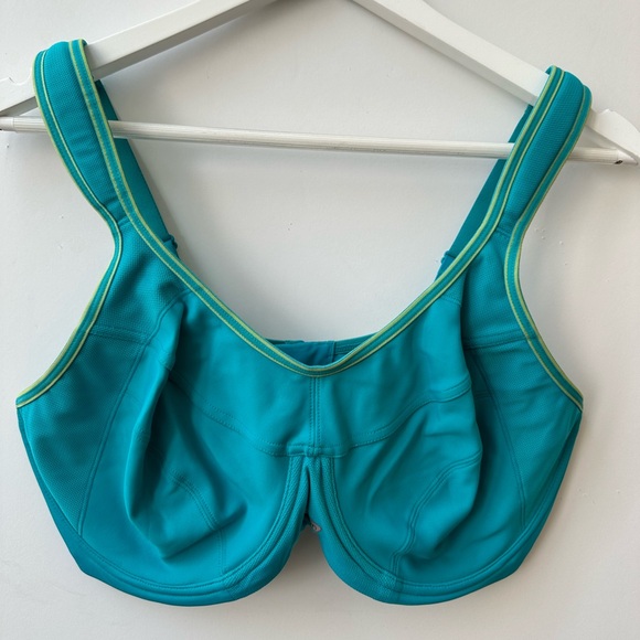 TRIUMPH - TRI-ACTION ENDURANCE HIGH IMPACT SPORTS BRA - TEAL BLUE - 18D (US 40D) - Picture 1 of 14